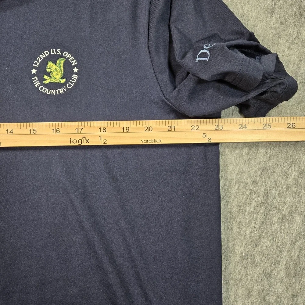 RLX Ralph Lauren Shirt Mens Large Blue Golf 122nd US Open The Country Club